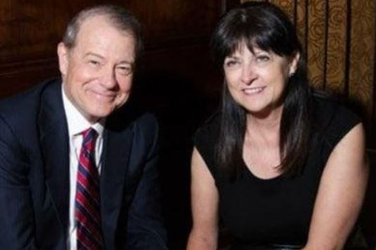 Stuart Varney with his wife